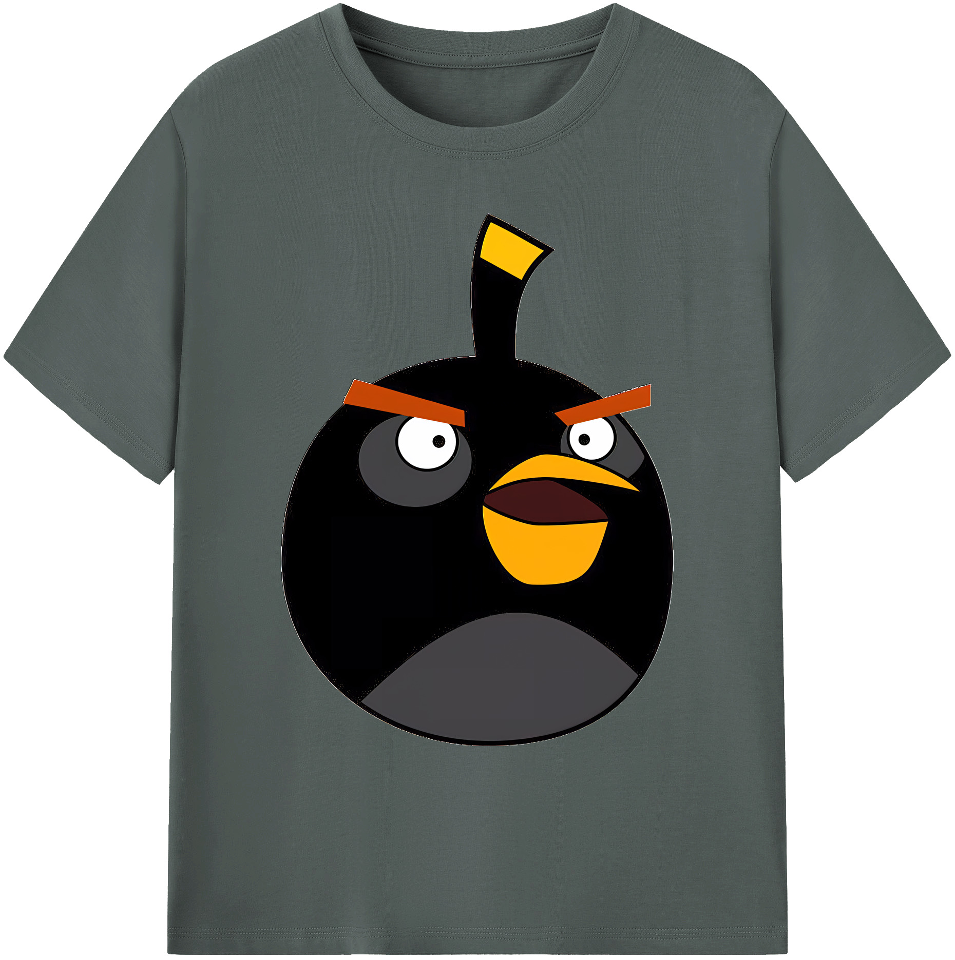 （画像用） Angry Birds アングリーバード 綿100％ メンズ半袖Tシャツ｜肌触りやわらか＆通気性